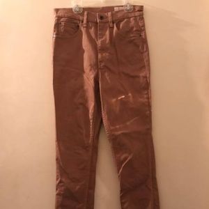 Wood Wood double denim slim fit pants
